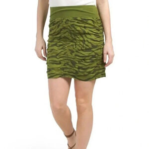 Printed Trace Mini Skirt